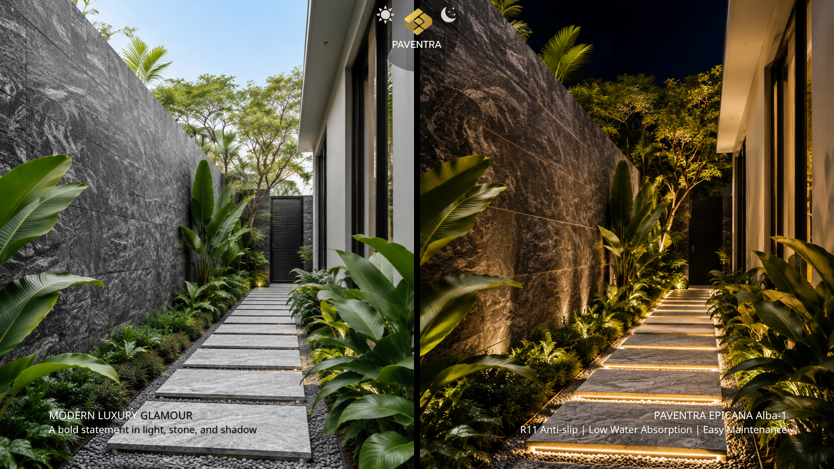 Modern luxury garden