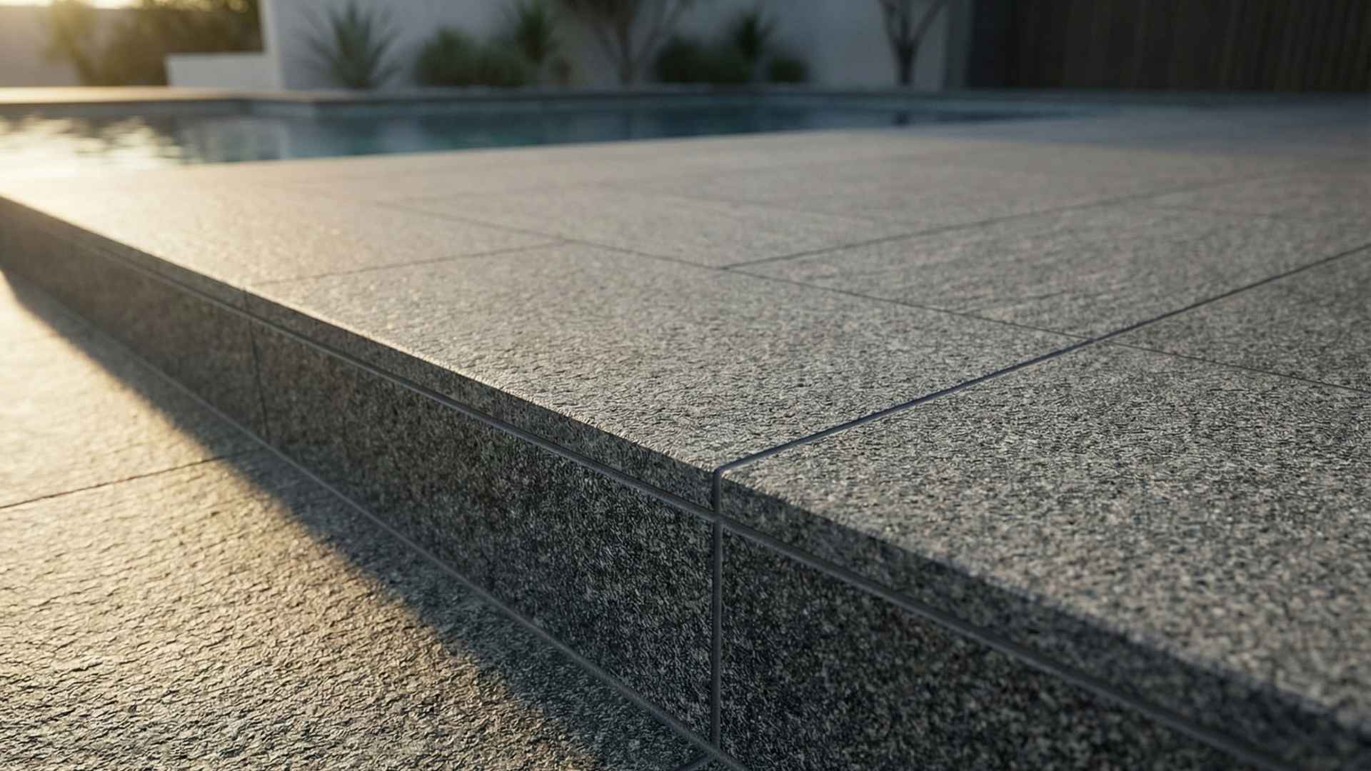 Vulcana กระเบื้องผิวหน้า Flamed สำหรับพื้นที่เปียก